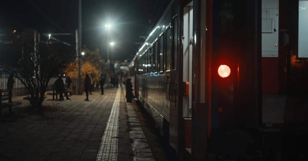 Andén de la estación de tren de Sineu